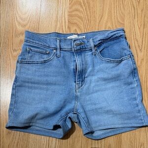Levi's Light Blue Denim Jean Shorts